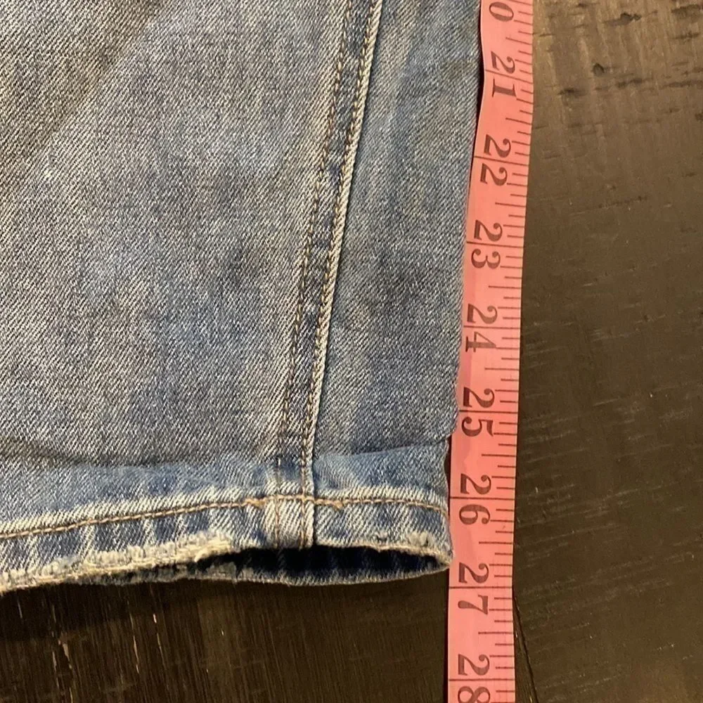 Afrm 28 Ripped Mom Casual Destroyed Festival Button Fly Jeans‍‍‍‍‍‍‍